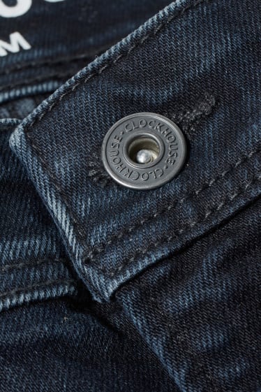 Pánské - CLOCKHOUSE - džínové šortky - džíny - tmavomodré