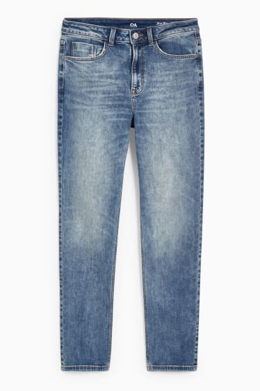 Kobiety - Slim jeans - wysoki stan - LYCRA® - dżins-niebieski
