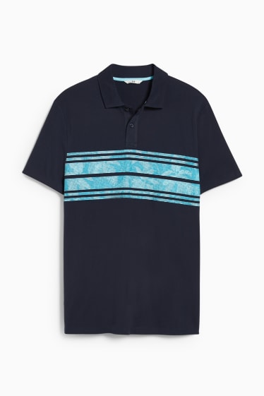 Men - Polo shirt - dark blue