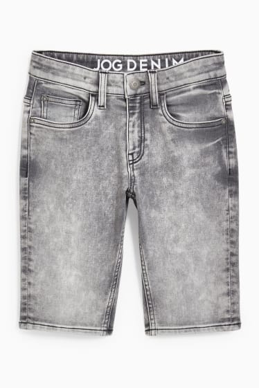 Kinder - Jeans-Shorts - Jog Denim - jeans-hellgrau