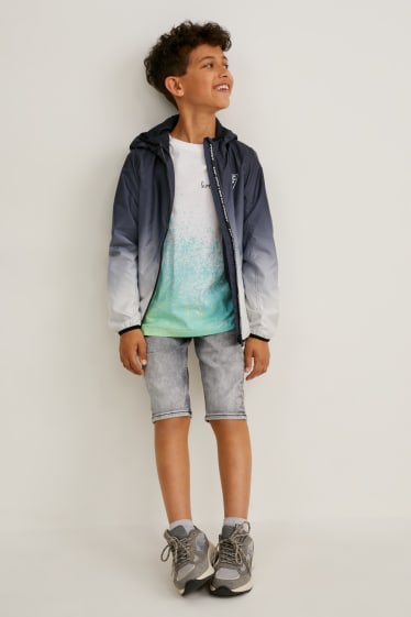 Children - Denim shorts - jog denim - denim-light gray