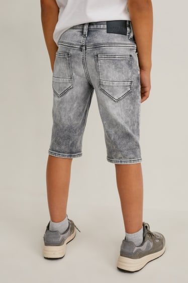 Kinder - Jeans-Shorts - Jog Denim - jeans-hellgrau