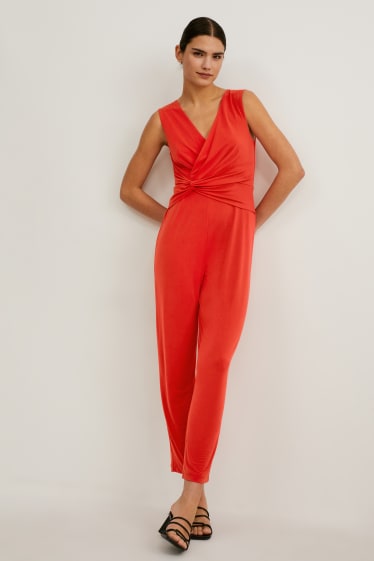 Damen - Jumpsuit - rot