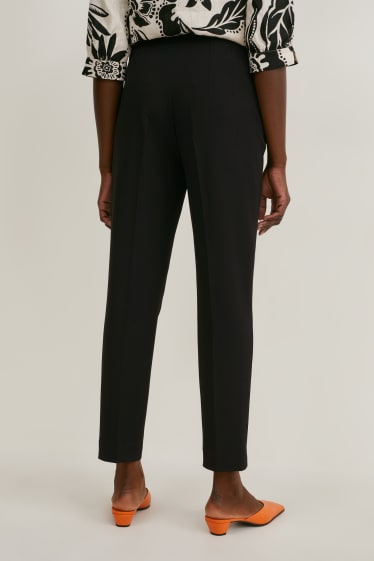 Women - Trousers - slim fit - black