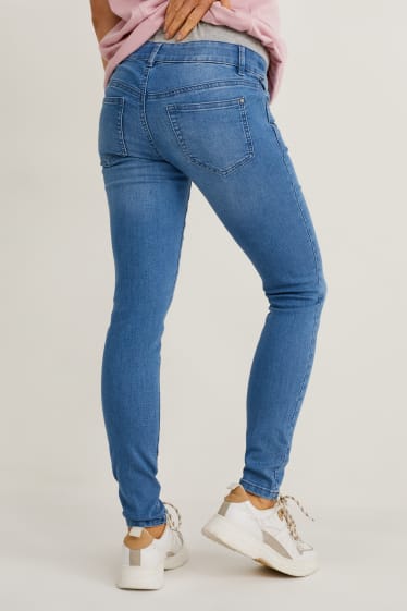 Damen - Umstandsjeans - Skinny Jeans - jeansblau