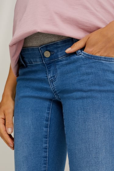Damen - Umstandsjeans - Skinny Jeans - jeansblau