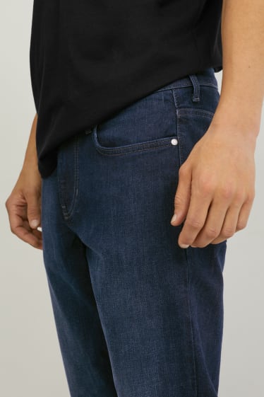 Pánské - Straight jeans - džíny - tmavomodré