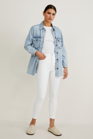 Damen - Skinny Jeans - High Waist - LYCRA® - weiß