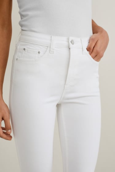 Damen - Skinny Jeans - High Waist - LYCRA® - weiß