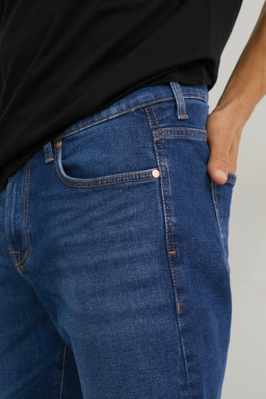 Herren - Tapered Jeans - dunkeljeansblau