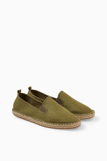 Men - Young Spirit - espadrilles - dark green