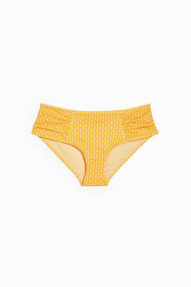 Dames - Bikinibroek - low-rise - oranje / geel