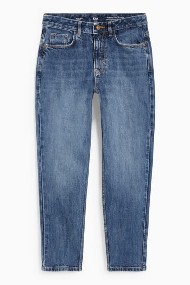 Damen - Mom Jeans - High Waist - jeansblau