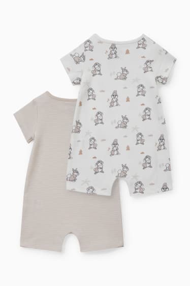 Babies - Multipack of 2 - Disney - baby sleepsuit - beige-melange