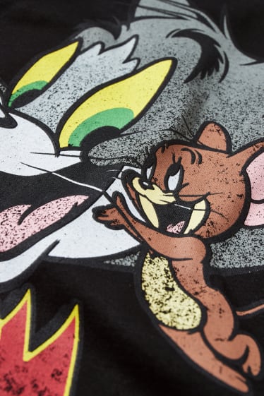 Men - T-shirt - Tom and Jerry - black