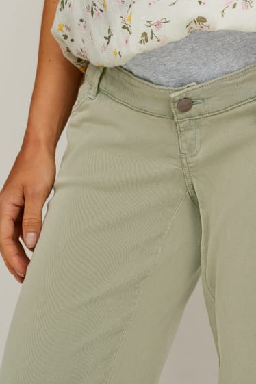 Femei - Pantaloni gravide - Comfort Fit - verde deschis