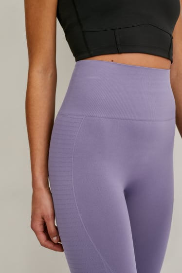 Women - Active leggings - yoga - violet