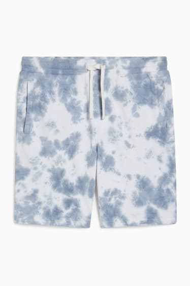 Hommes - Short en molleton - bleu clair