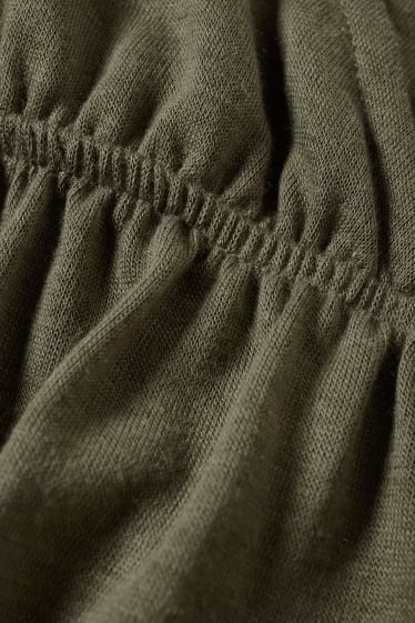 Women - Nursing dress - dark green