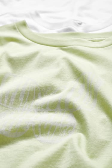 Teens & Twens - CLOCKHOUSE - Multipack 2er - T-Shirt - weiß / grün