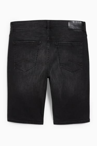 Hommes - CLOCKHOUSE - short en jean - jean gris foncé