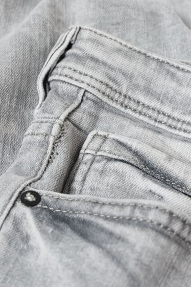 Hommes - CLOCKHOUSE - bermuda en jean - LYCRA® - jean gris clair