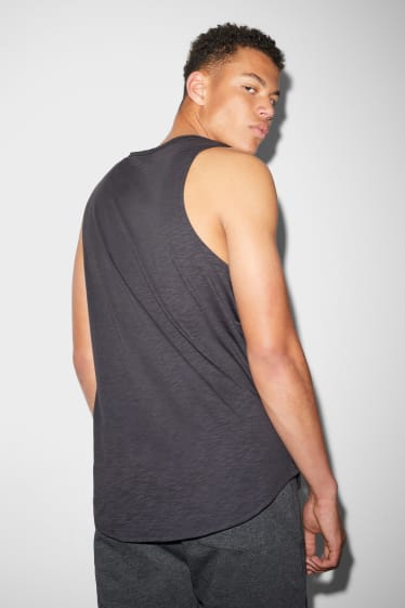 Men - CLOCKHOUSE - vest top - dark gray