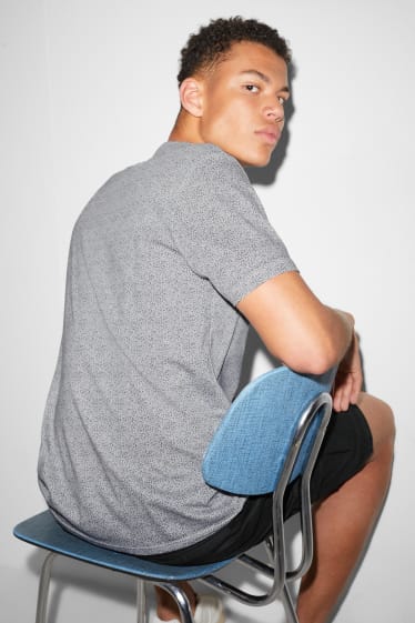 Hommes - T-shirt - blanc / noir