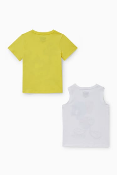 Niños - Pack de 2 - Looney Tunes - camiseta de manga corta y top - blanco