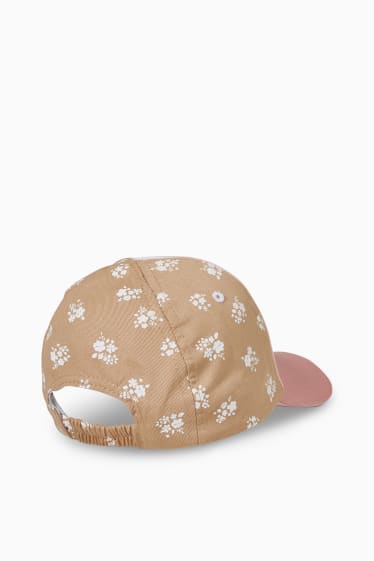 Babies - Minnie Mouse - baby baseball cap - beige