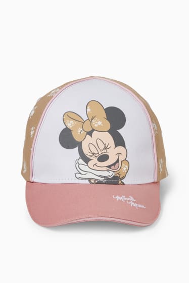 Babies - Minnie Mouse - baby baseball cap - beige