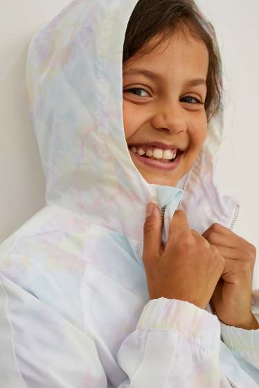 Children - Jacket with hood - white
