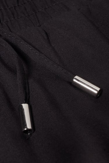 Dona - Pantalons - wide leg - negre