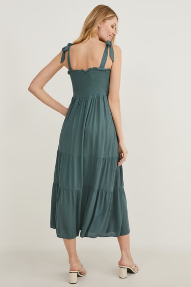 Women - Fit & flare dress - dark green