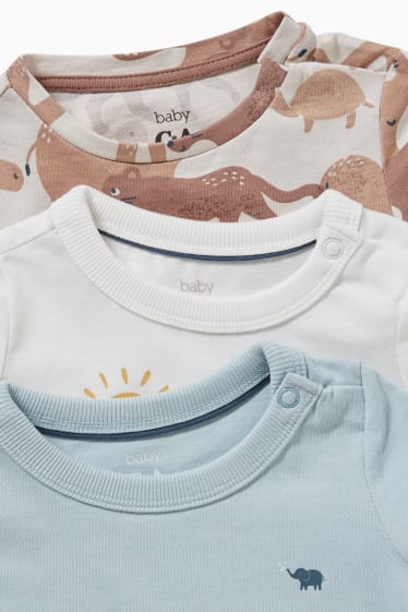 Babys - Set van 3 - baby-T-shirt - wit