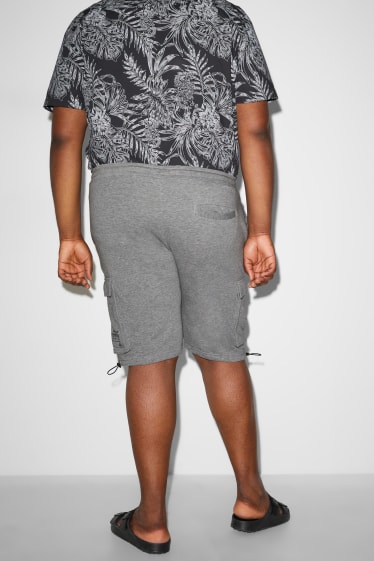 Hombre - CLOCKHOUSE - shorts deportivos cargo - gris jaspeado
