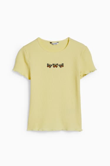 Teens & young adults - CLOCKHOUSE - T-shirt - yellow