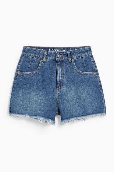 Teens & Twens - CLOCKHOUSE - Jeans-Shorts - High Waist  - jeansblau