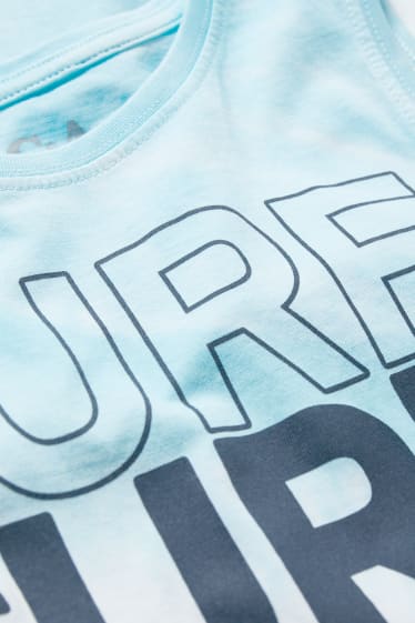 Kinder Jungen - Top - helltürkis