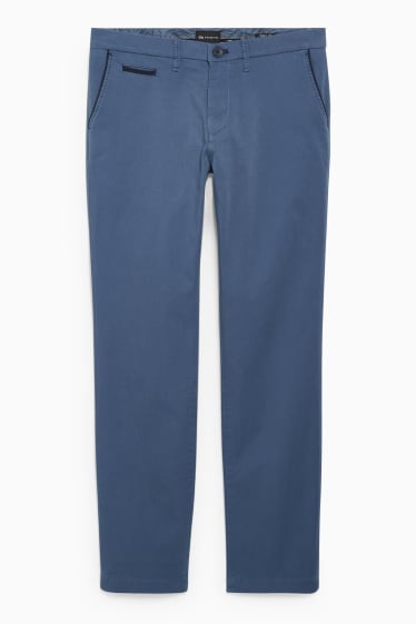 Uomo - Pantaloni chino - slim fit - LYCRA® - blu
