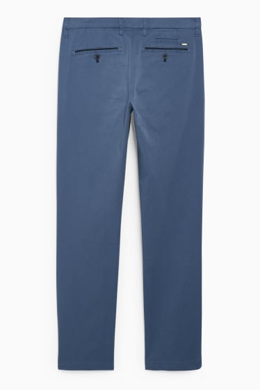 Uomo - Pantaloni chino - slim fit - LYCRA® - blu
