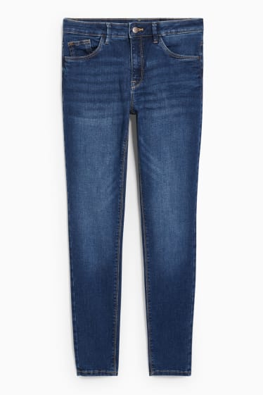 Women - Skinny jeans - shaping jeans - blue denim