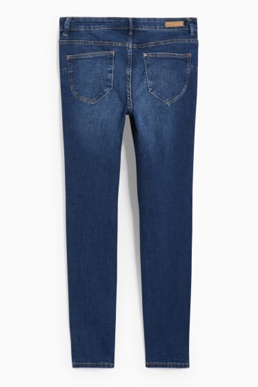 Dámské - Skinny jeans - tvarující džíny - džíny - modré