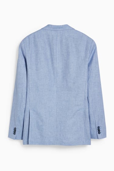 Hombre - Americana - regular fit - mezcla de lino - azul claro