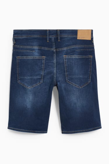 Hommes - Short en jean - Flex jog denim - jean bleu foncé