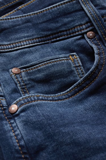 Hommes - Short en jean - Flex jog denim - jean bleu foncé