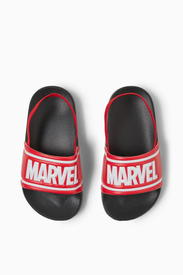Enfants - Marvel - sandales - noir