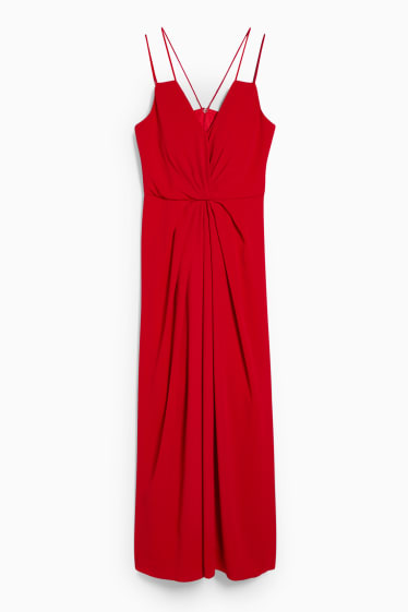 Damen - Column Kleid - festlich - rot