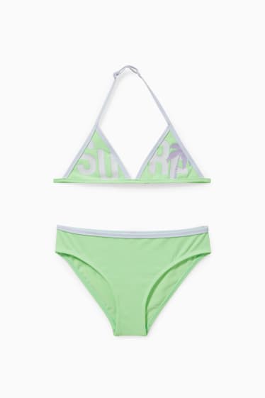 Enfants - Bikini - LYCRA® XTRA LIFE™ - 2 pièces - vert clair