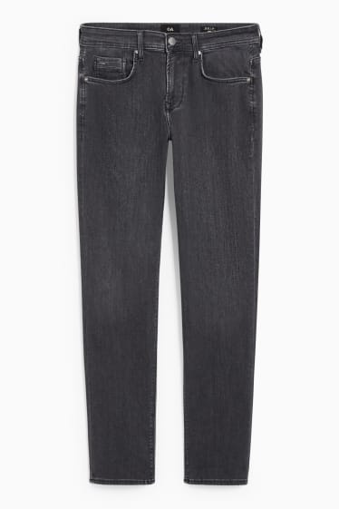 Heren - Slim jeans - jeansdonkergrijs